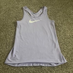 Nike dri fit purple tank size small